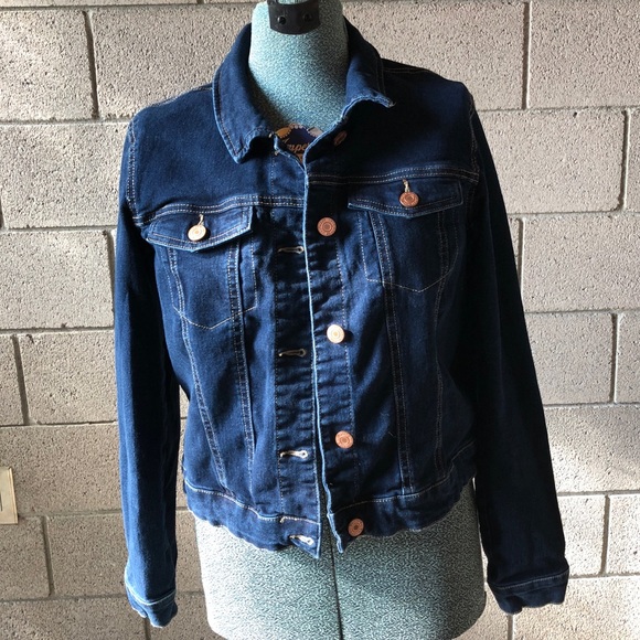 ASOS NOISY MAY STRETCH DENIM JACKET - Picture 1 of 5